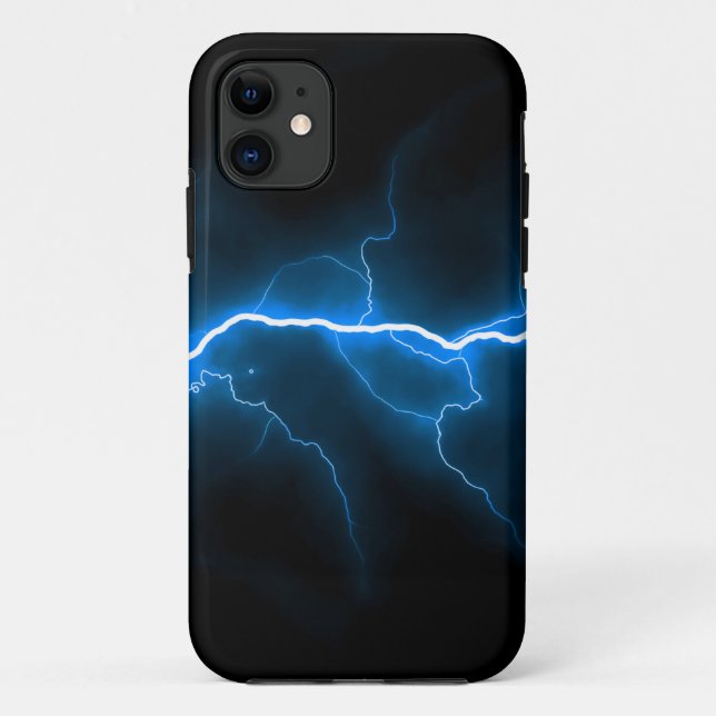 Capa Para iPhone 11 Bolhas de Relâmpago (Verso)