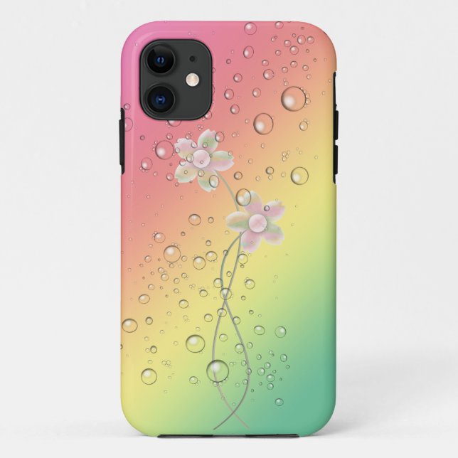 Capa Para iPhone 11 Bolhas pequenas (Verso)