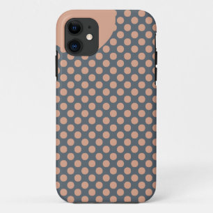 Capa Para iPhone 11 Bolinhas cor-de-rosa Elegante Na moda