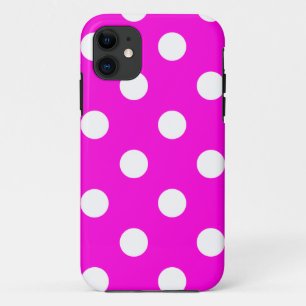 Capa Para iPhone 11 Bolinhas #FF00DC magenta