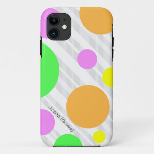 Capa Para iPhone 11 Bolinhas Pastel: iPhone 5