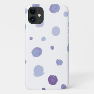 Capa Para iPhone 11 bolinhas pintadas à mão