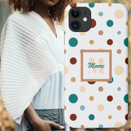 Capa Para iPhone 11 Bolinhas - Vários Tamanhos - Cores Sun Esmaecidas