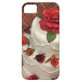 Capa Para iPhone 11 bolo de casamento da rosa vermelha