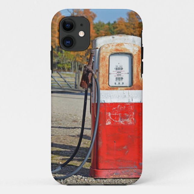 Capa Para iPhone 11 Bomba de combustível antiga (Verso)