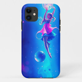 Capa Para iPhone 11 Boneca Bebê no Aquário - Móvel