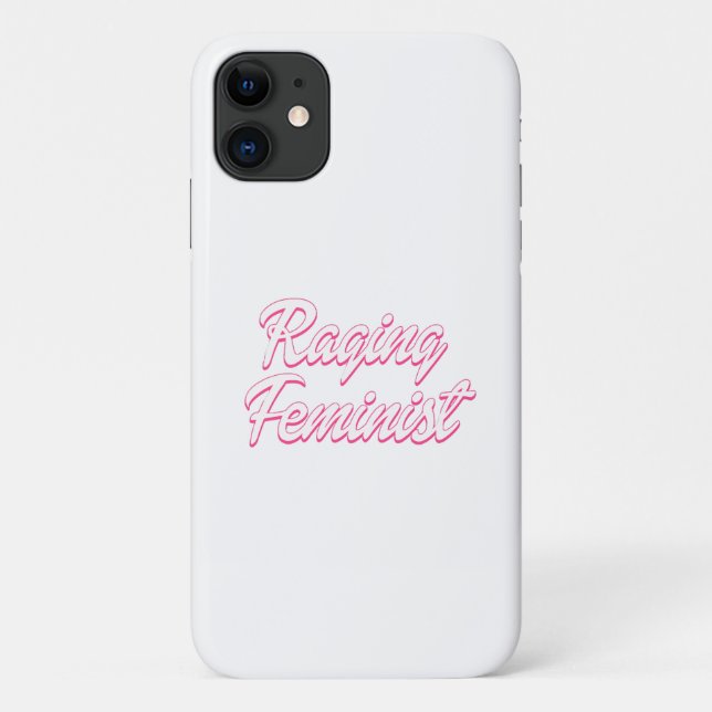 Capa Para iPhone 11 Boneca Feminista Enfurecida (Verso)