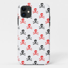 Capa Para iPhone 11 Bones Cruzados Cutis iPhone 5 Case