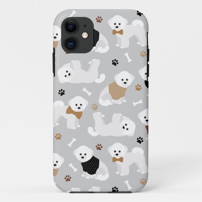 Capa Para iPhone 11 Bones e Cinzas de patas (Verso)