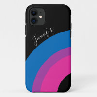 Bonito costume de sinalizador de orgulho bissexual