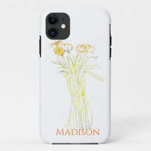 Capa Para iPhone 11 Bonito Eixo Mínimo Moderno Para Mulheres