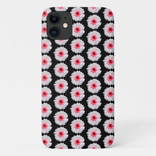 Capa Para iPhone 11 Bonito Pink Gerbera Daisy Pattern