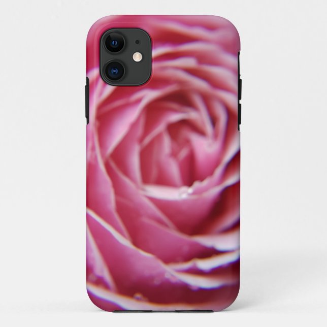Capa Para iPhone 11 Bonito rosa moderno, rosa, perto (Verso)