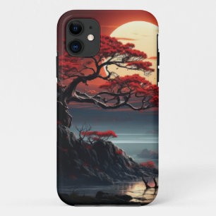 Capa Para iPhone 11 Bonsai Tree