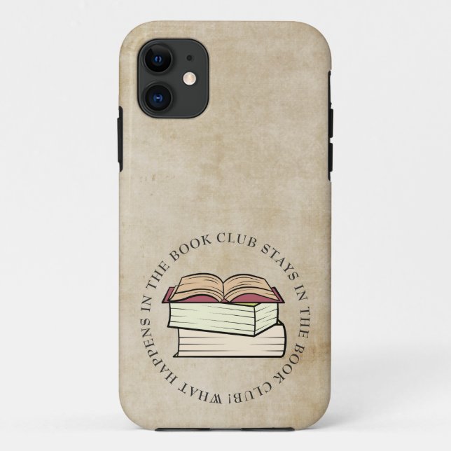 Capa Para iPhone 11 Book Club (Verso)