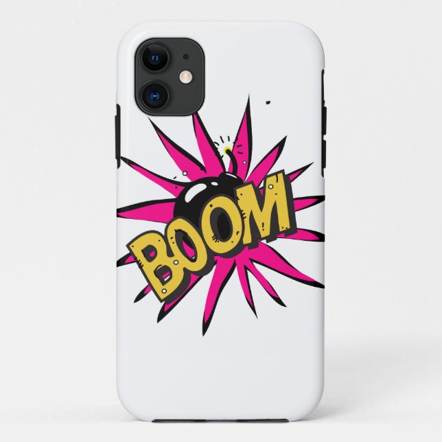Capa Para iPhone 11 BOOM! Explosão (Verso)