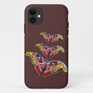 Capa Para iPhone 11 Borboleta colorida