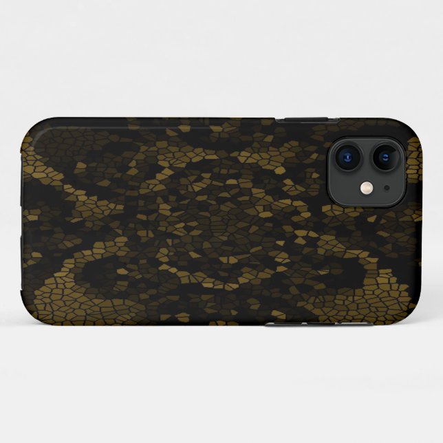 Capa Para iPhone 11 Borboleta De Vidro Olivada (Verso (horizontal))