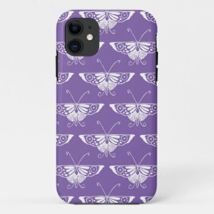 Capa Para iPhone 11 Borboleta Deco estilizada - lilac empoeirado