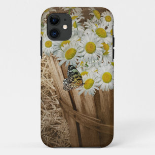 Capa Para iPhone 11 Borboleta em Daisy