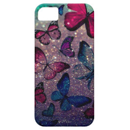 Capa Para iPhone 11 Borboleta na Glitter