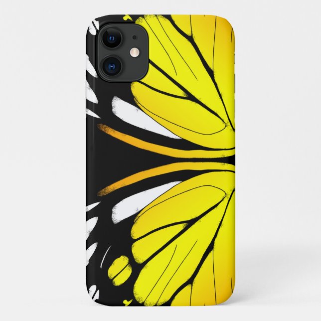 Capa Para iPhone 11 Borboleta Wing - Gaivota Laranja (Verso)