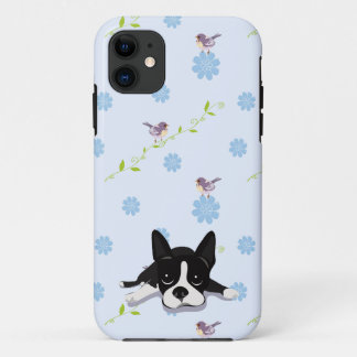 Capa Para iPhone 11 Boston Terrier