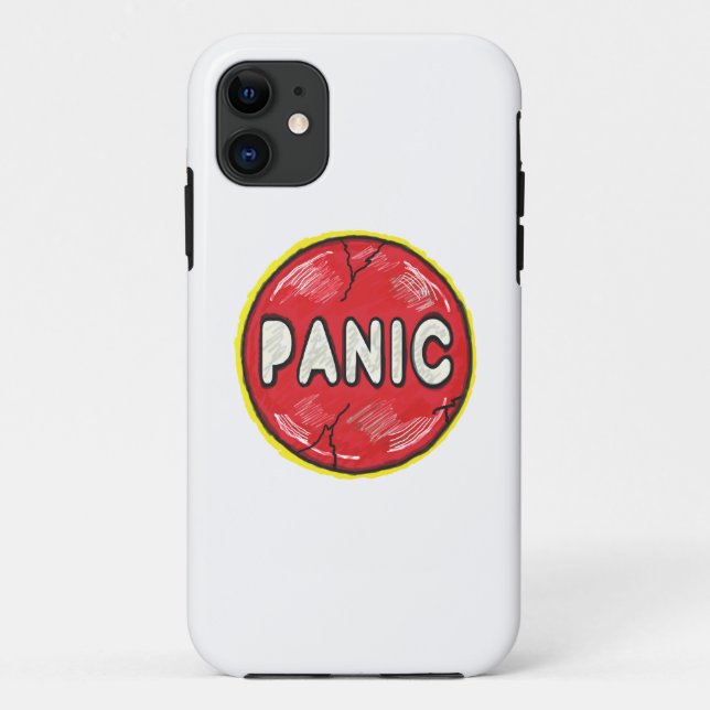 Capa Para iPhone 11 Botão de Pânico (Verso)