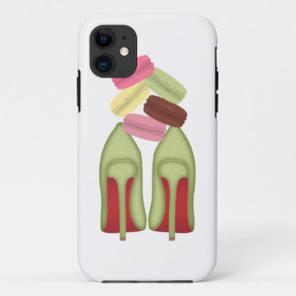 Capa Para iPhone 11 Botões vermelhos estiletas calçados, saltos altos 
