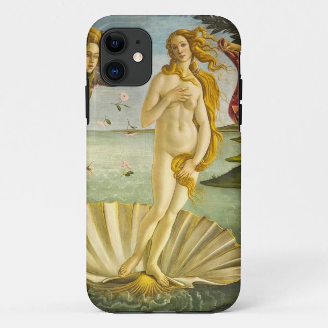 Capa Para iPhone 11 Botticelli Birth of Vênus (Verso)