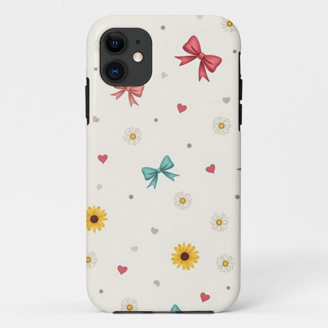 Capa Para iPhone 11  Bow Phone case  (Verso)