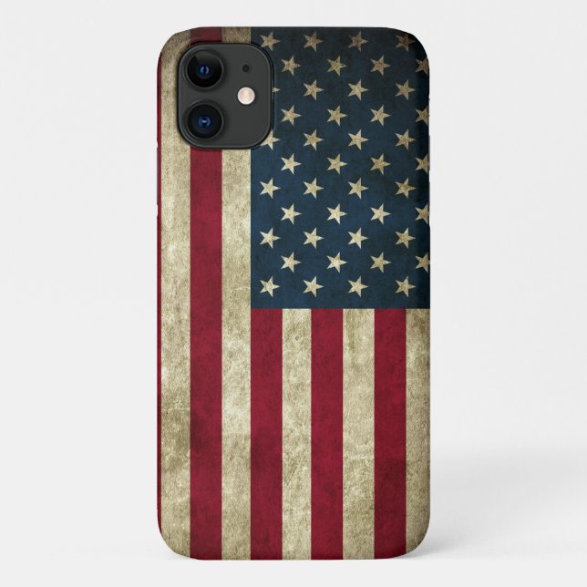 Capa Para iPhone 11 Box da bandeira americana (Verso)