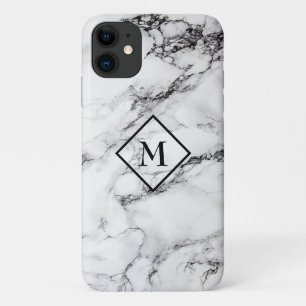 Capa Para iPhone 11 Branco Moderno Marcado Com Grain Aleatório