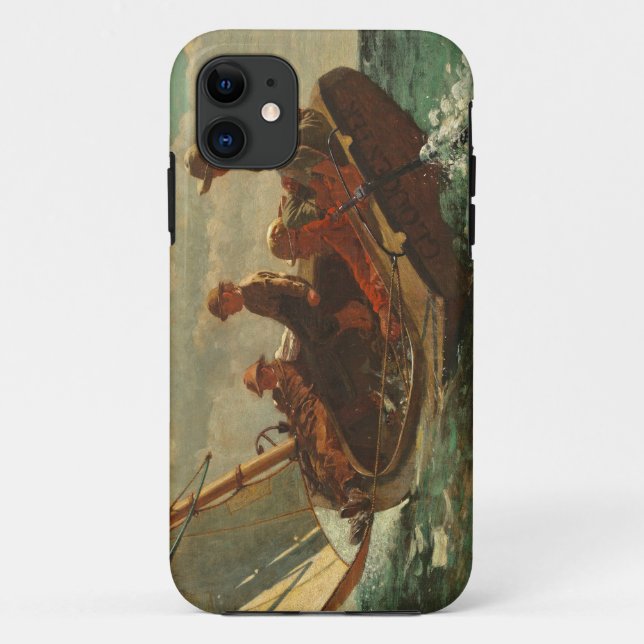 Capa Para iPhone 11 Breezing acima (um vento justo) de 1873-76 (Verso)
