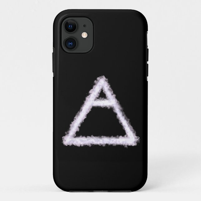 Capa Para iPhone 11 Breezy Air Elelement Alchemy Symbol (Verso)