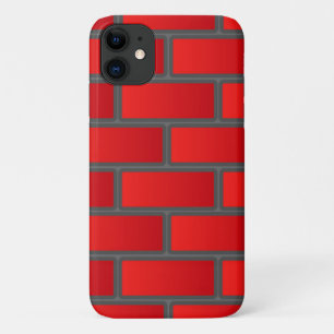 Capa Para iPhone 11 Brick Vermelho