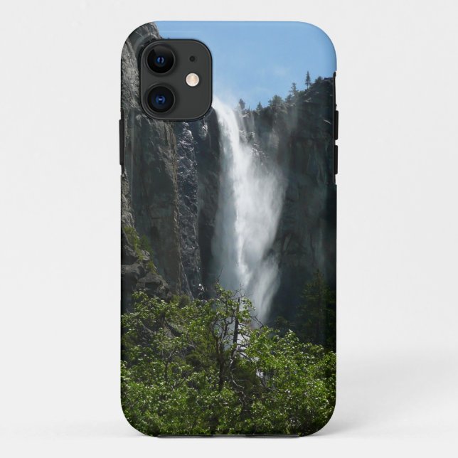 Capa Para iPhone 11 Bridalveil Falls no Parque Nacional de Yosemite (Verso)