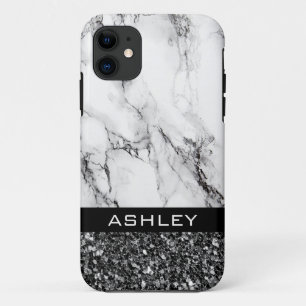 Capa Para iPhone 11 Brilhante E Brilhante Preto