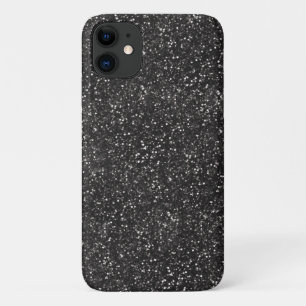 Capa Para iPhone 11 Brilho à moda escuro do cinza de prata