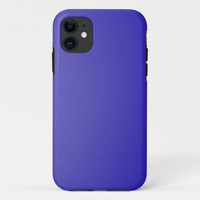 Capa Para iPhone 11 Brilho Azul do Lotus (Verso)