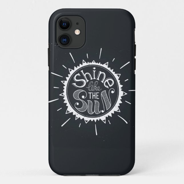 Capa Para iPhone 11 Brilho como The Sun (Verso)