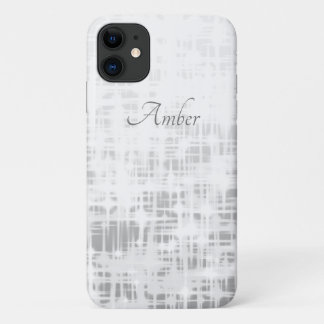 Capa Para iPhone 11 Brilho de faíscas gradiente cinza elegante persona
