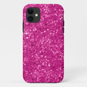 Capa Para iPhone 11 Brilho do rosa do falso