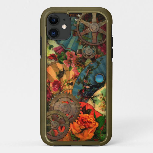 Capa Para iPhone 11 Bronze Funky do Victorian (Verso)