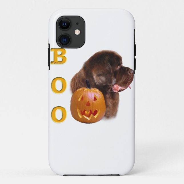 Capa Para iPhone 11 Brown Halloween BOO, Terra Nova (Verso)