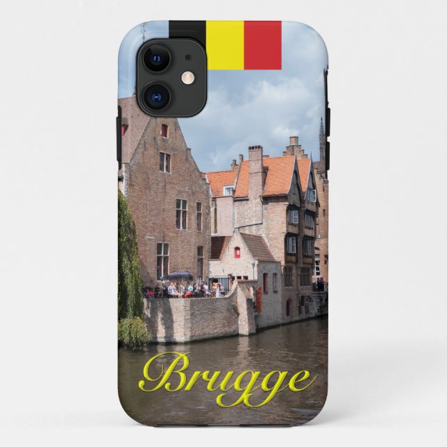 Capa Para iPhone 11 Brugge medieval - Foto Pro (Verso)