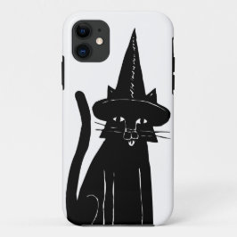Capa Para iPhone 11 Bruxa Gata
