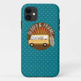 Capa Para iPhone 11 bubble e amigos fazem uma viagem