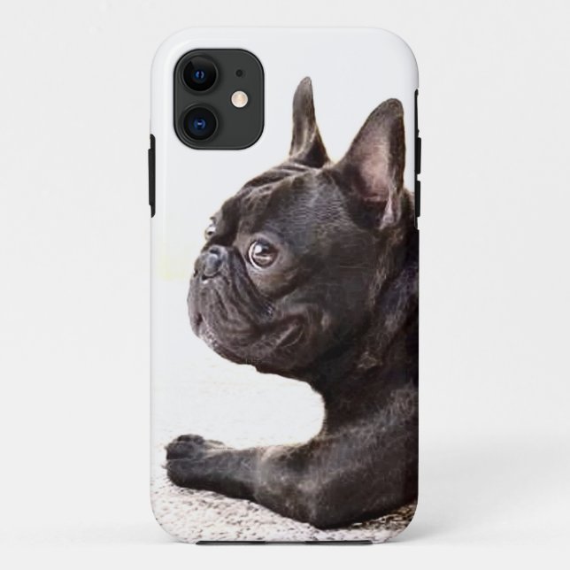 Capa Para iPhone 11 Buldogue francês (Verso)