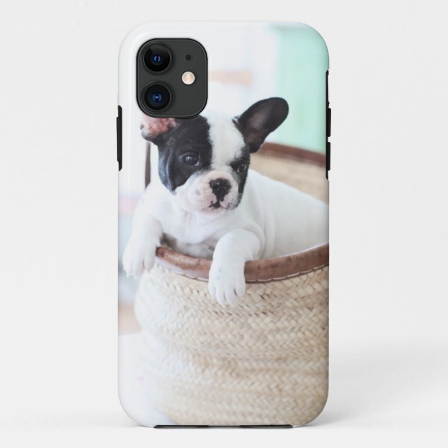 Capa Para iPhone 11 Buldogue francês do caso de Iphone 5 (Verso)